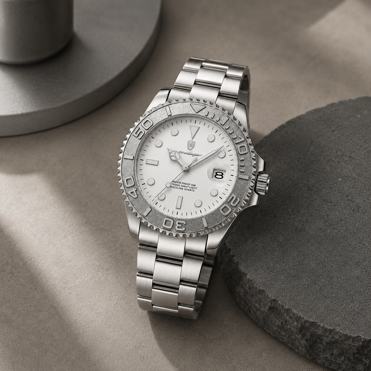 Montre Le Cap en acier, montre habillée à silhouette classique – L'Heure Juste