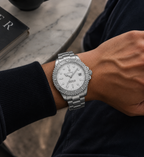 Montre Le Cap acier, lunette graduée 60 minutes – L'Heure Juste