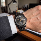 Montre La Cannelée, montre habillée acier à lunette cannelée – L'Heure Juste