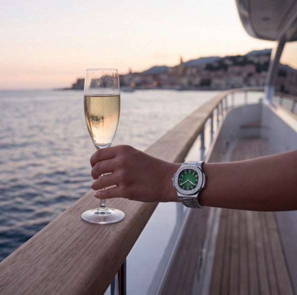 L'Éclat, montre à lunette sertie de la collection L'Heure Juste