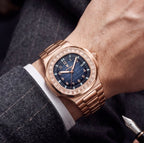 L'Éclat, montre habillée signée L'Heure Juste, acier et lunette sertie