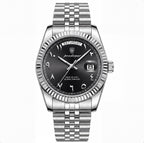 La Cannelée acier, montre à chiffres arabes et silhouette classique – L'Heure Juste
