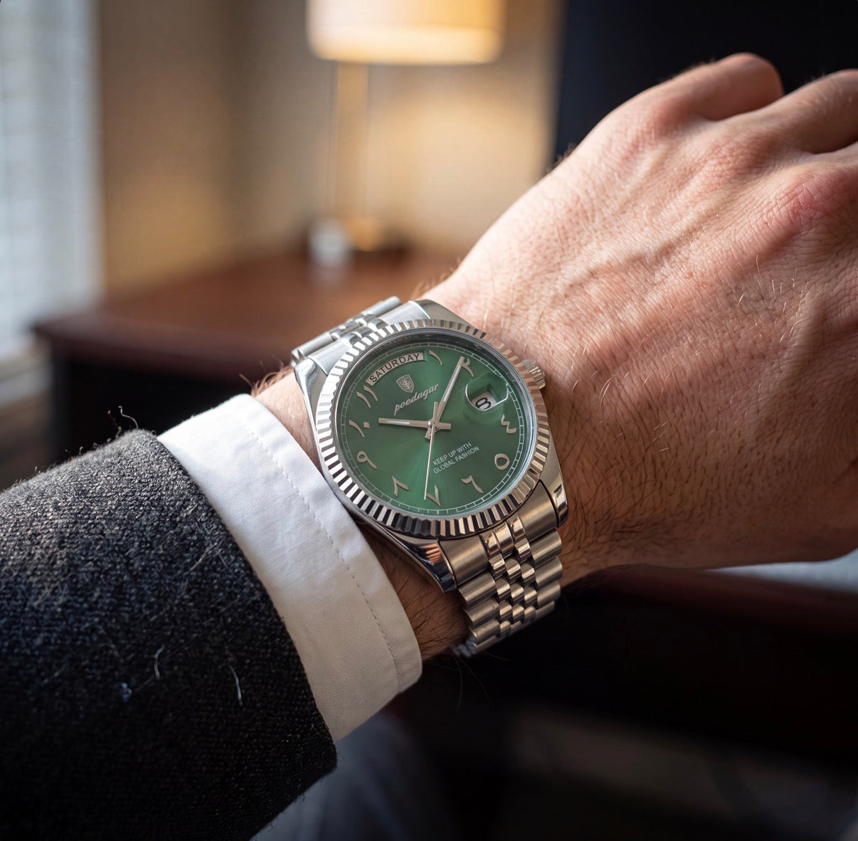 Montre La Cannelée, bracelet jubilé et silhouette classique – L'Heure Juste
