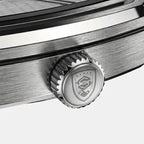 Montre L'Éclat, bracelet intégré et lunette sertie de cristaux – L'Heure Juste
