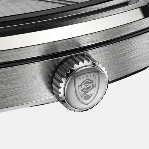 Montre L'Éclat, bracelet intégré et lunette sertie de cristaux – L'Heure Juste